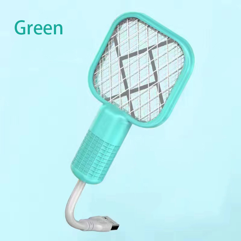 Usb Mug Swatter Trap Ongediertebestrijding Elektrische Schok Mini Muggenmoordenaar Lamp Draagbare Uv Licht Bug Zapper Zomer: Licht Geel