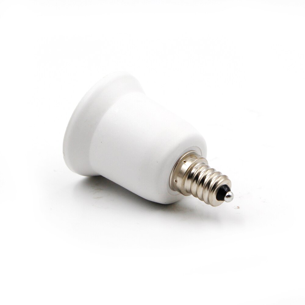 1 st  e12 to e27 omvandlare led lampa glödlampa adapter adapter skruvsockel  e12-e27 lamphållare omvandlare bas