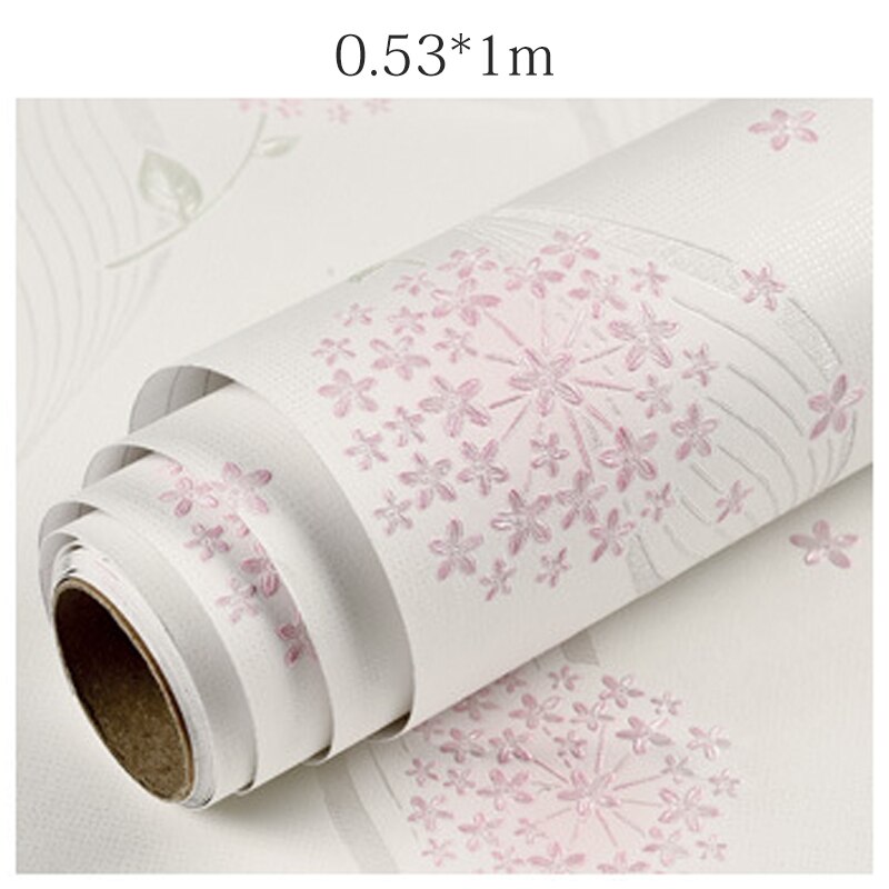 Luxury Embossed Damask Wallpaper 3D Self-adhesive Wallpaper Fine-pressed Non-woven Bedroom Living Room TV Background Wallpaper