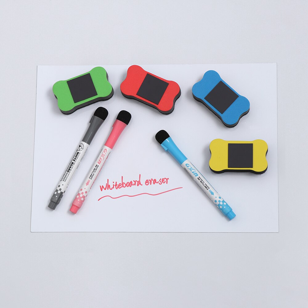 1 st Nuttig Magneet Gummen Voor A4 Flexibele Koelkast Magnetische Whiteboard Magneet Gum Student Kantoor Schrijven Gereedschap Briefpapier