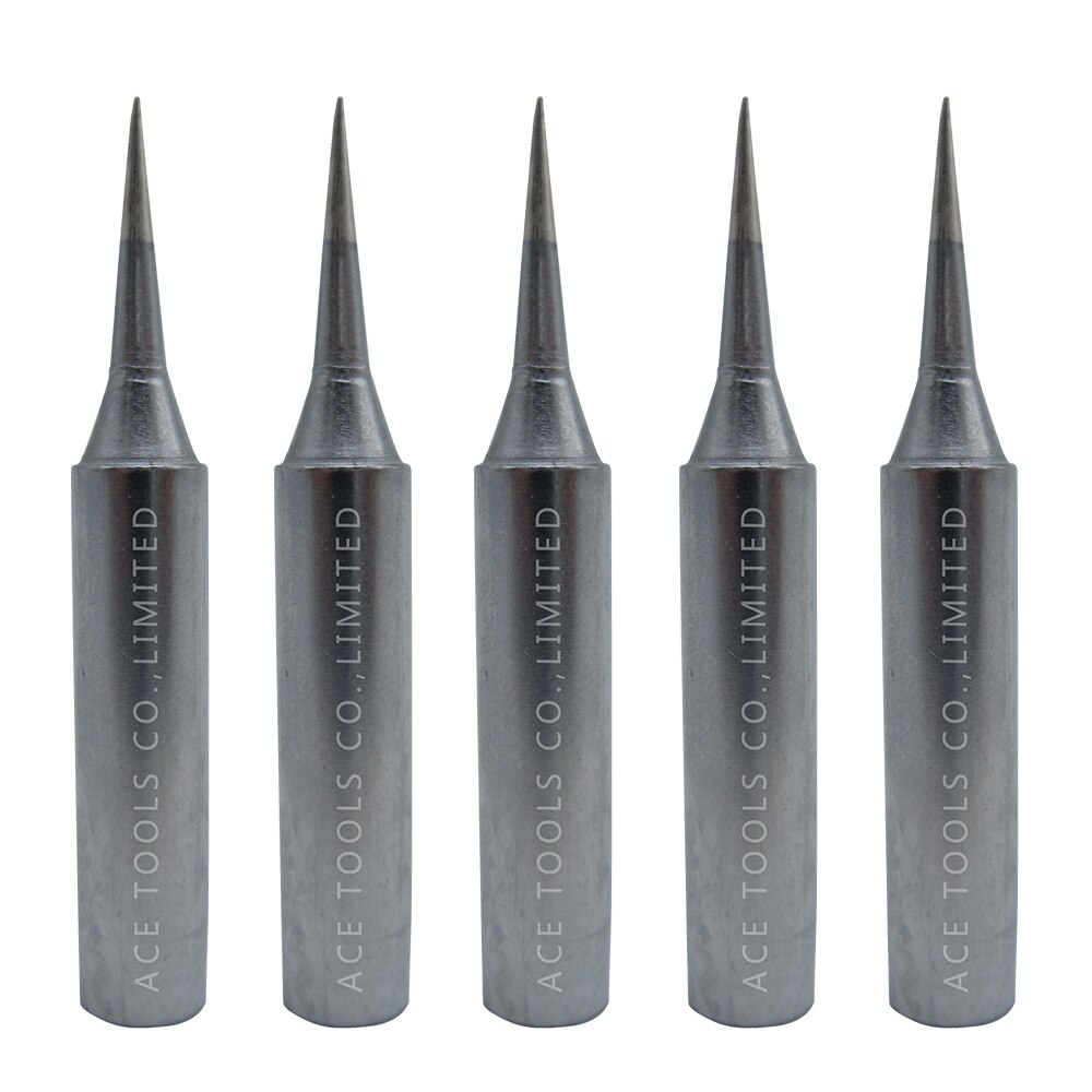 5 PCS Soldering Tips 900M-T-I Conical 0.2mm for Hakko 936 907 Milwaukee M12SI-0 Radio Shack 64-053 Yihua 936 X-Tronics 3020 Iron