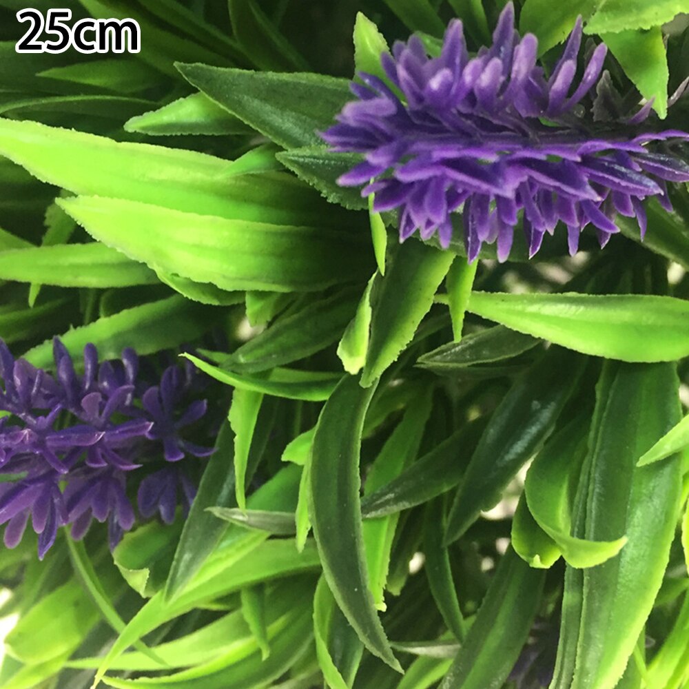 Keinotekoinen purppura laventeli kukkapallo roikkuu topiary puutarha kori kasvi sisustus syntymäpäivä häät näyttämön koristelu
