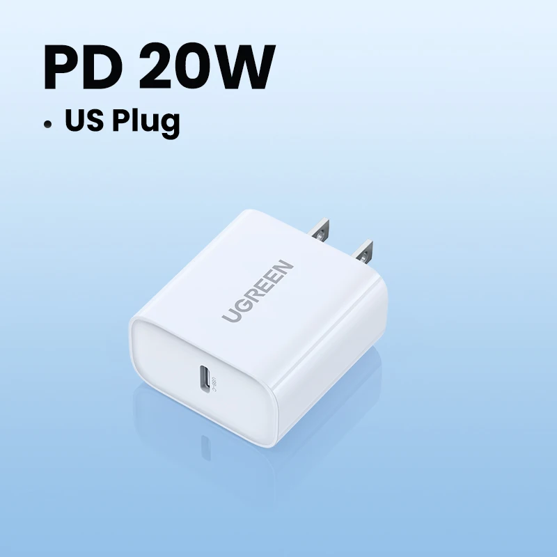 UGREEN Quick Charge 4.0 3.0 QC PD Charger 20W QC4.0 QC3.0 USB Type C Fast Charger for iPhone 15 14 13 12 Xiaomi Phone PD Charger: BR