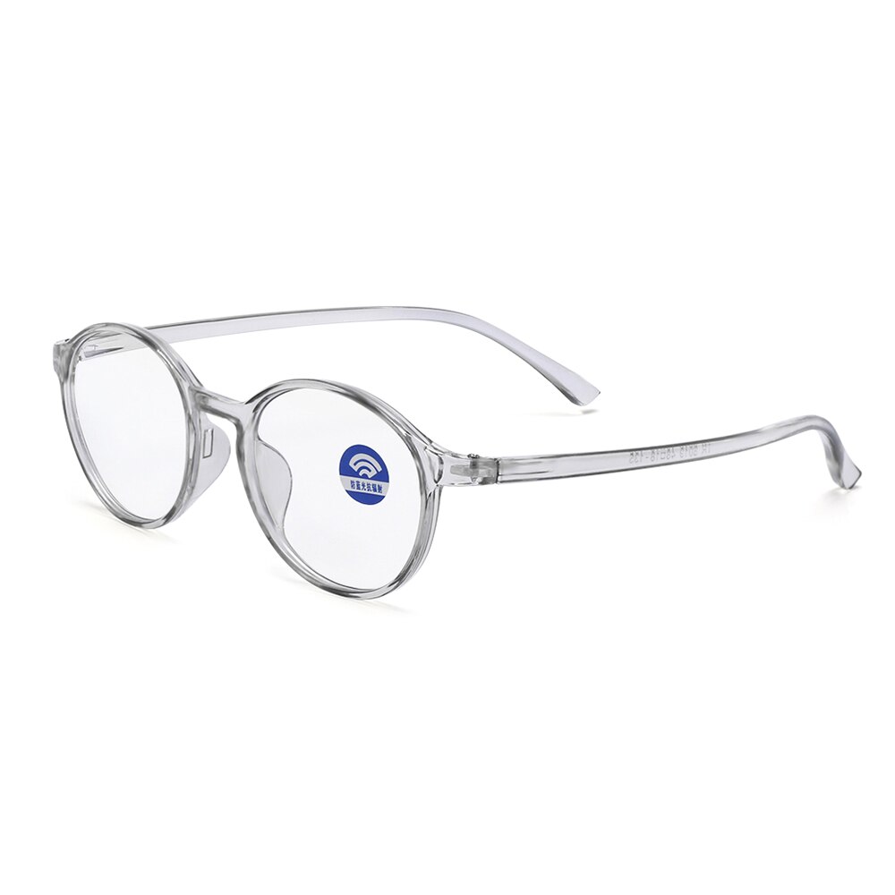 1 Pc Unisex Draagbare Optische Ultra Hars Blauw Licht Blokkeren Brillen Flexibele Vision Care Computer Bril Eyewear Accessoires: Type 02 Light Gray