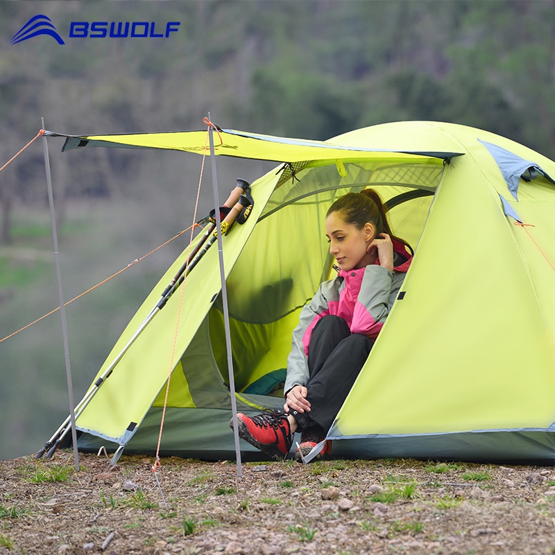 Bswolf 115cm teltstang udendørs camping foldemarkise stang støtte stativ stang telt forlænger dørramme telt tilbehør
