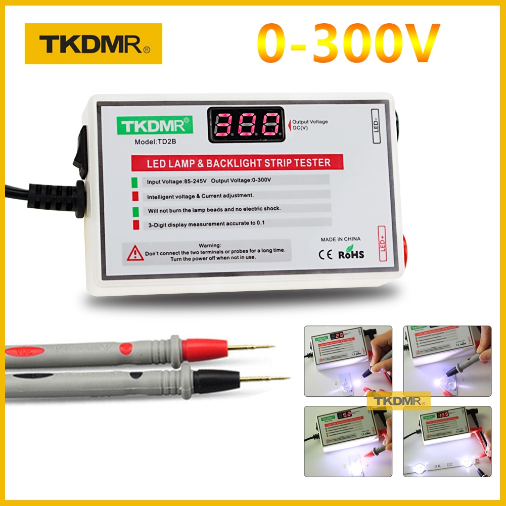 Tkdmr Led Tester 0-300V Output Led Tv Backlight Tester Multipurpose Led Strips Kralen Test Tool meetinstrumenten