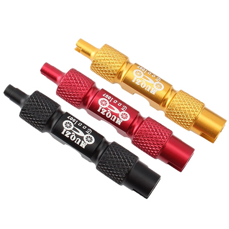 Aluminium Alloy Bicycle Double Head Wrench Valve Disassembly Tool Multifunctional Valve Removal Tool Wrench Disassembly