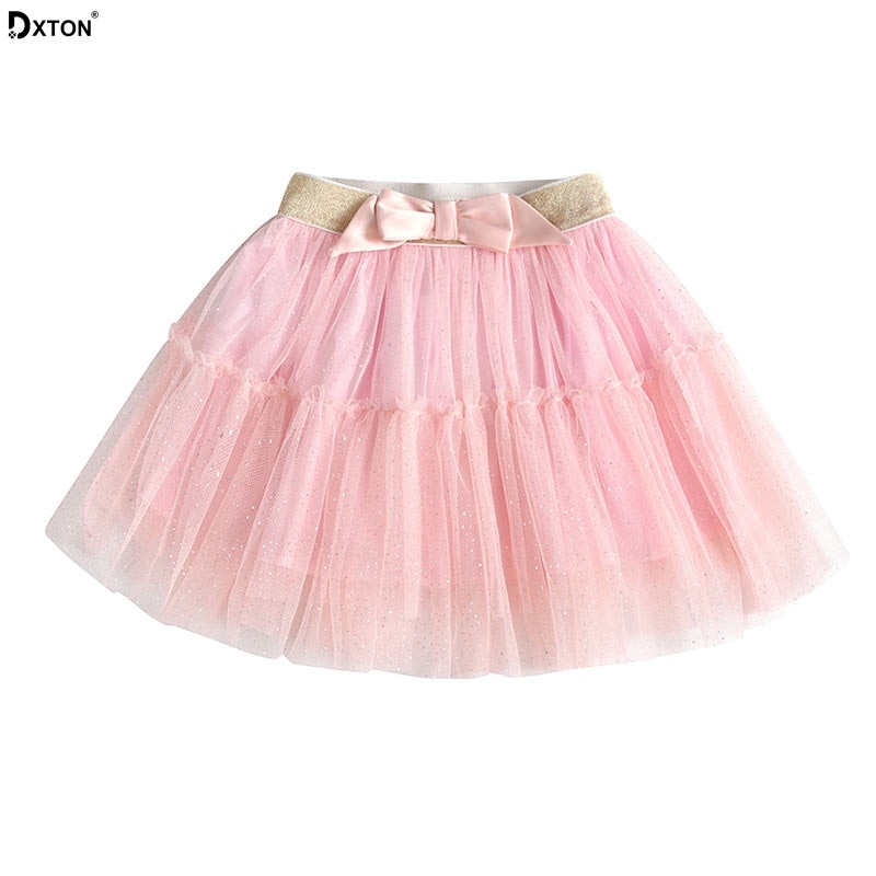 DXTON Baby Girls Skirts Mesh Tutu Kids Skirts Children Girls Tulle Ball Gown Skirts Spring and Winter Party Dance Clothing