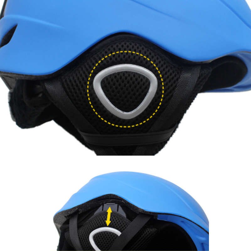 Adult Ski Helmet Unisex Winter Sports Helmets Breathable Skating Safety Protective Gear for Skateboard Roller Snowboard