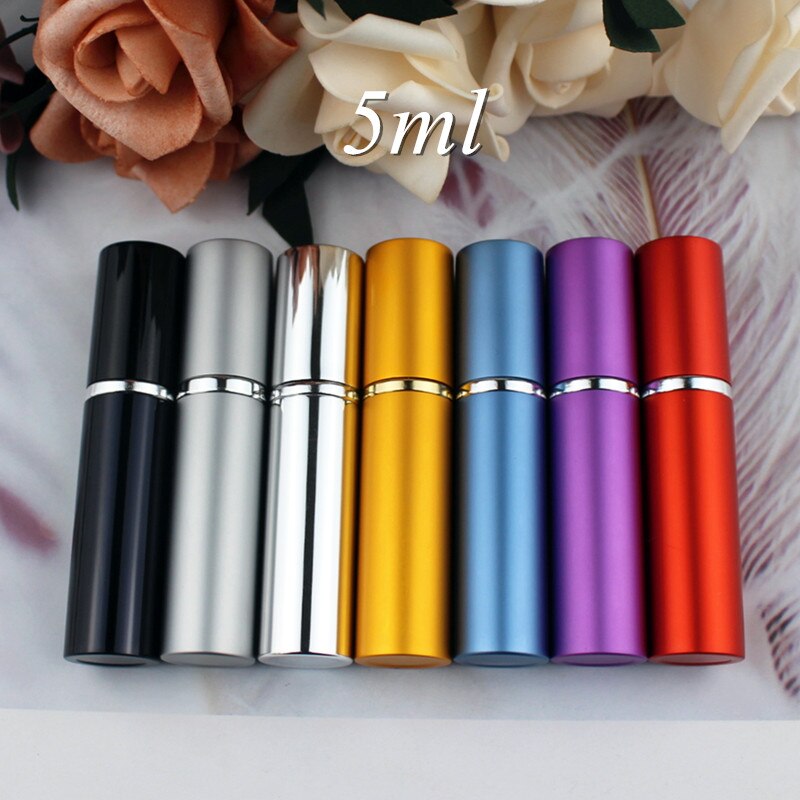5ml 10ml parfum glazen fles reis aluminium spray verstuiver lege metalen parfum verstuiver draagbare