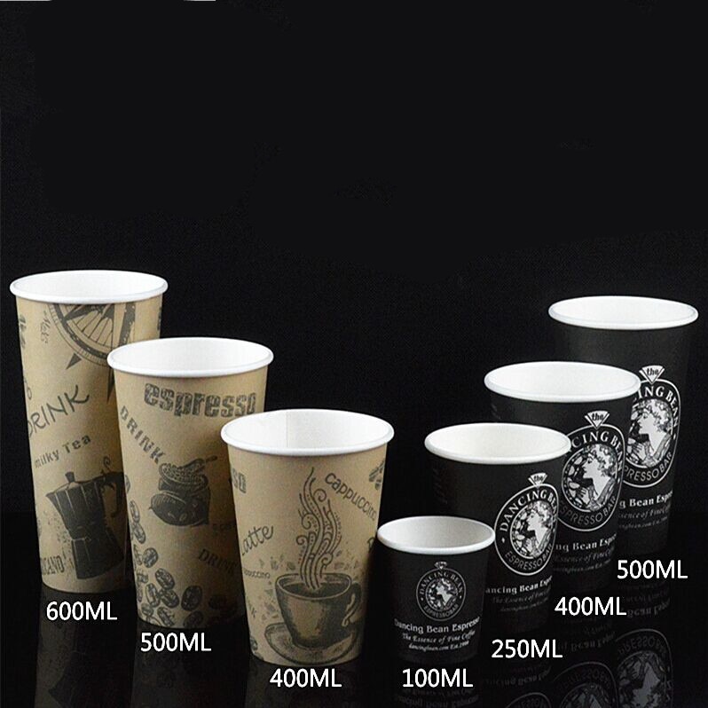 Good disposable thickened paper milk tea coffee cu... – Vicedeal