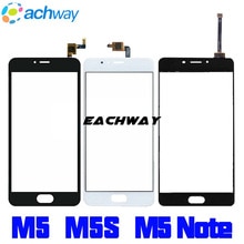 AAA Outer glass panel Meizu M5s Touch Screen Digitizer For Meizu M5 M5 Mini Replacement Parts Meizu M5 Note Sensor Lens