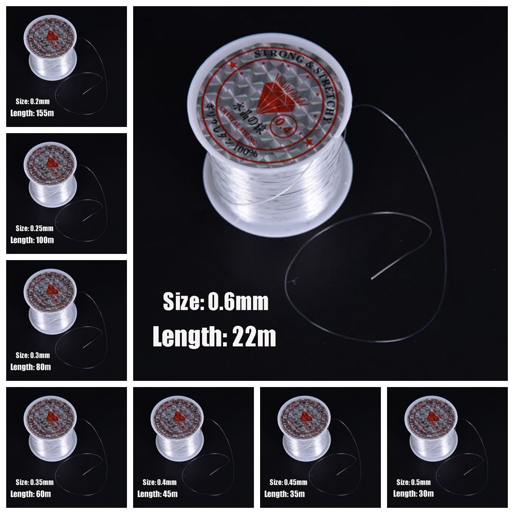Strong Crystal Fishing Lines 0.2mm 0.25mm 0.3mm 0.35mm 0.4mm 0.45mm 0.5mm 0.6mm Nylon Fishing Lines Thread Monofilament Wire
