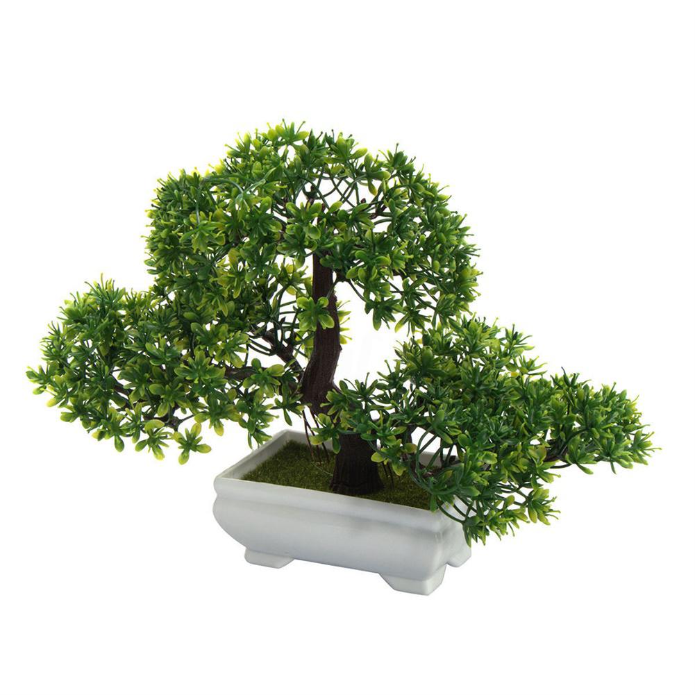 1pc Mini Bonsai Tree Artificial Plant Decoration Not Faded No Watering Potted for Office Home Decoration