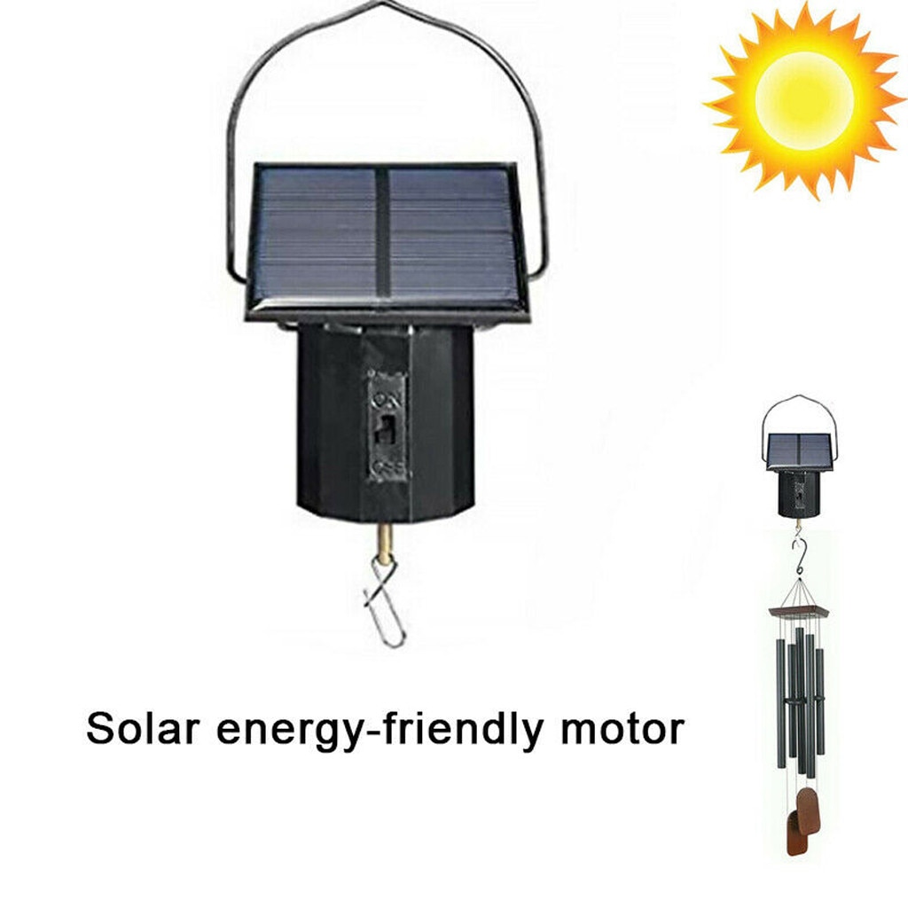 Tourne-vent à moteur solaire | Décoration suspendue, grand outil électrique en métal: Default Title
