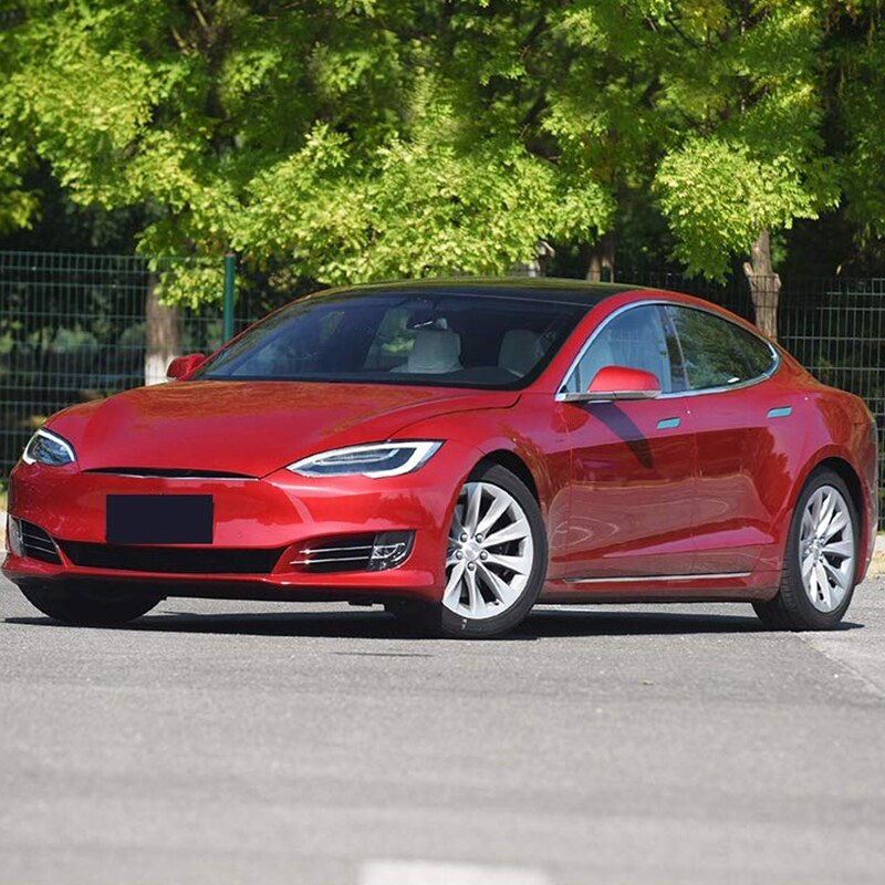 Achteruitrijroosterafdekking voor tesla model x model s abs-kunststof auto-accessoires (achteruitrijroosterafdekking, imitatie ca
