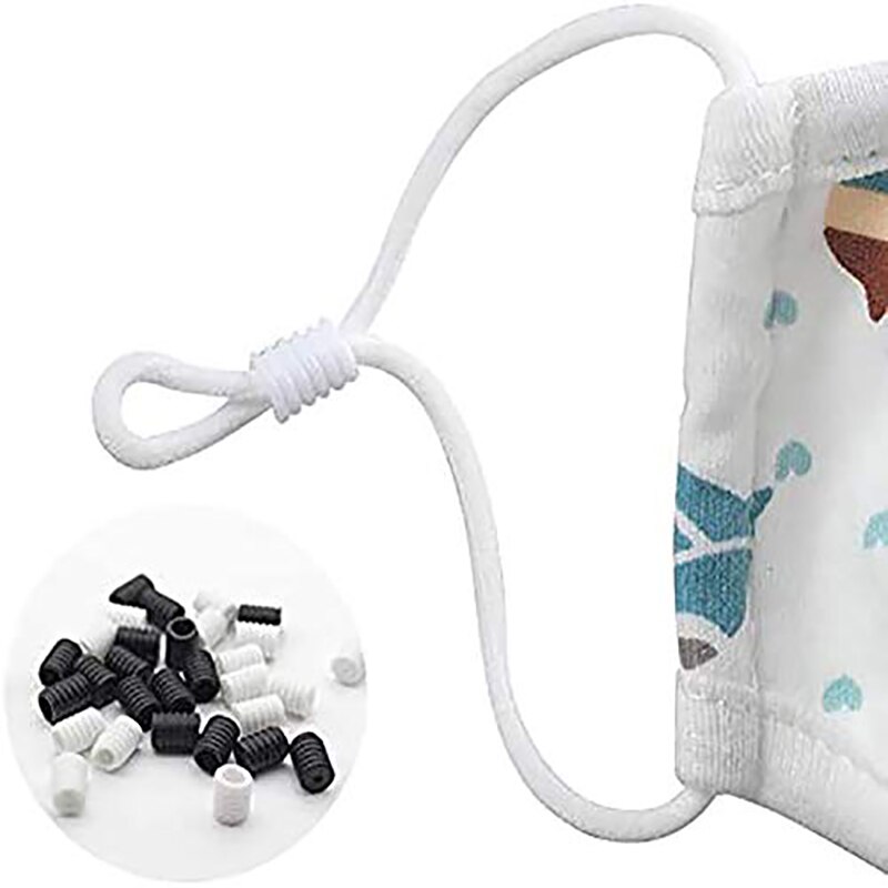 Thread Adjustment Buckle Rope Lock Plastic Plug Rope End Toggle Clip Buckle Belt Buckle Elastic Rope Regulator Accessories