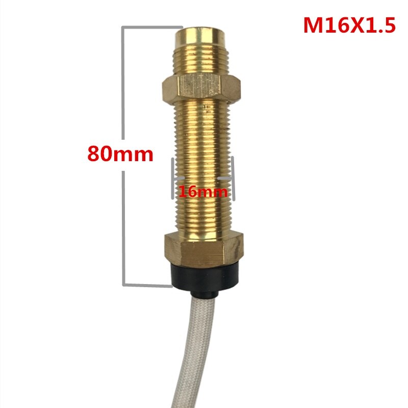 Compteur marin de Tacho de capteur de Tacho de bateau de voiture de 85mm avec le mètre de Tacho d'affichage à cristaux liquides 3000 4000 6000 8000 tours/min tachymètre 12V/24V avec le rétro-éclairage rouge: M16