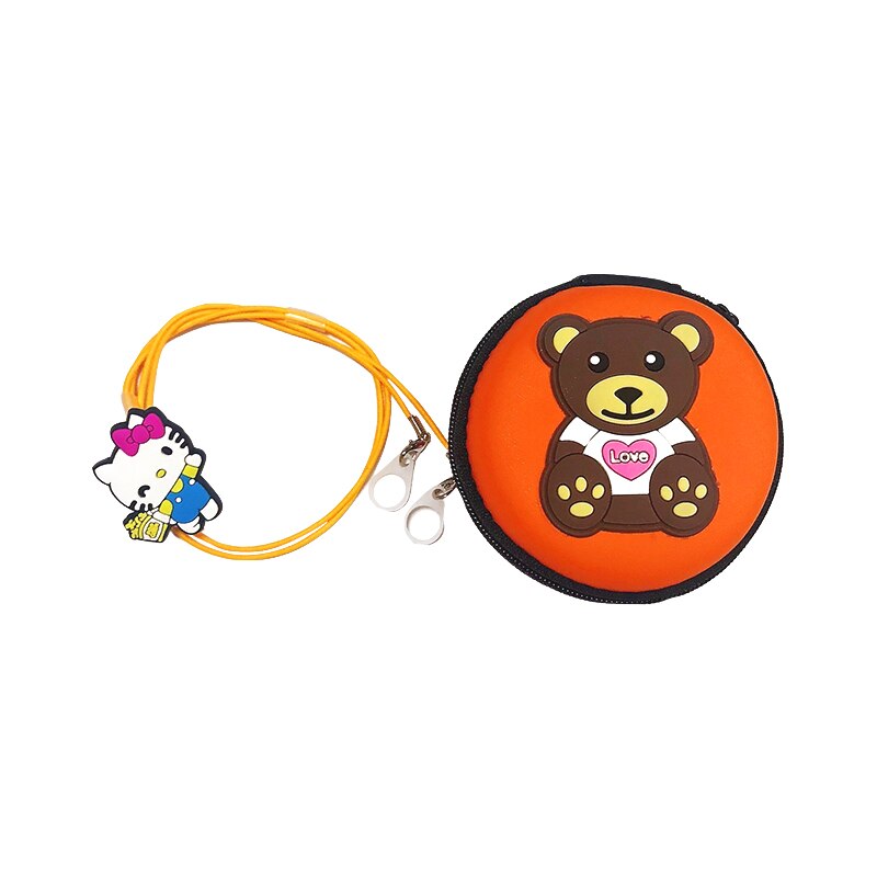 Kids BTE Hearing Aid Clip Safety Line Otoclip for Preventing Falling and Loss Binaural: Blue kitty