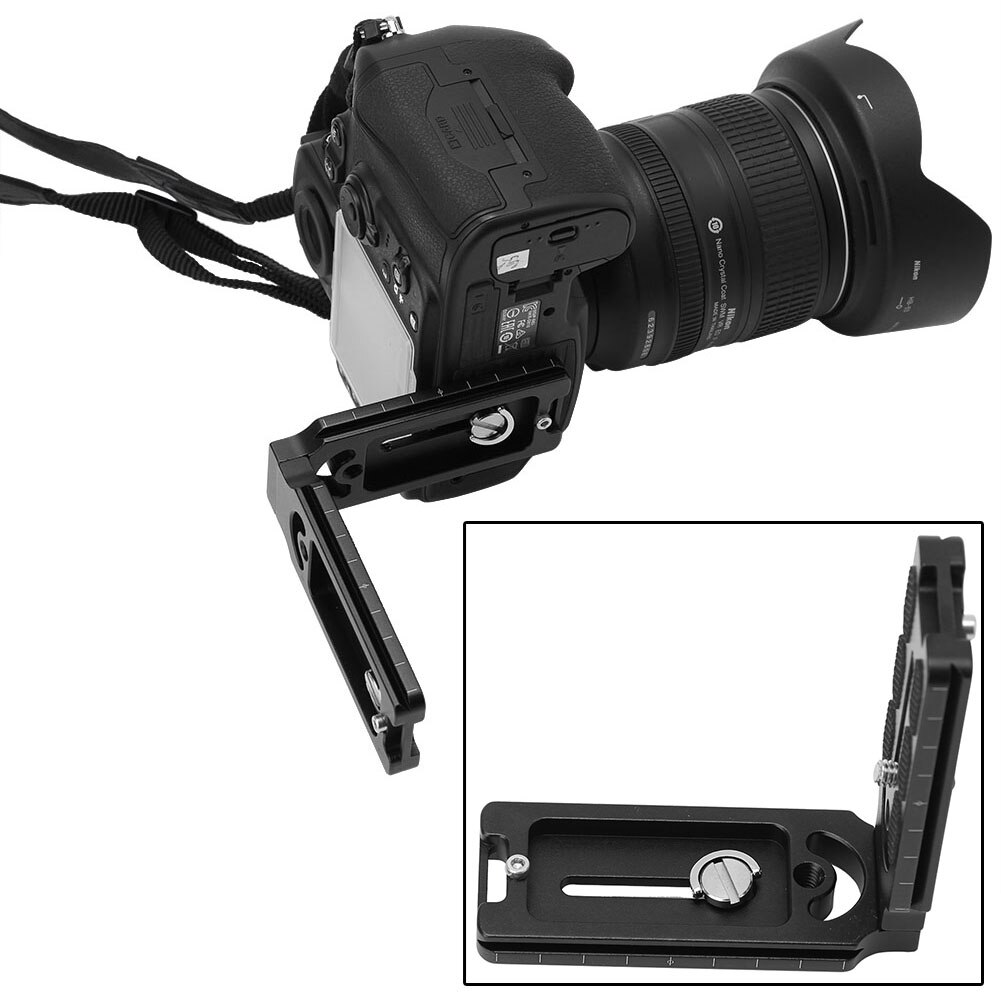 Quick Release Plate Bracket L-Shape Plate Quick Release Plates Holder For CamFi Wireless Remote Camera Controller