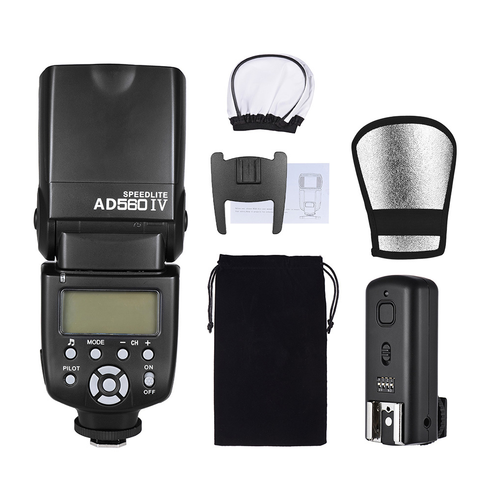 Andoer AD560 IV 2.4G Wireless On-camera Slave Spee... – Grandado