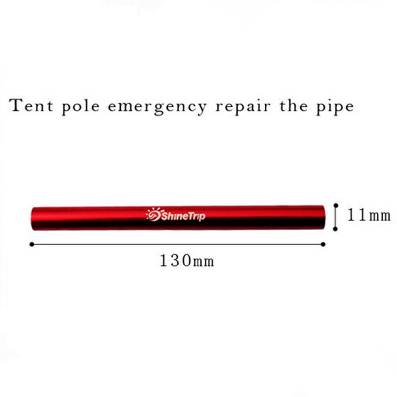 Aluminum alloy Tent Repair Sleeve Pole Kit Spare Rod Emergency Awning Accessories Replacement Durable Practical