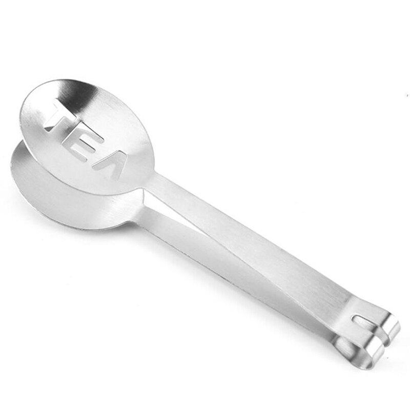 Wiederverwendbare Edelstahl Teebeutel Zange Zucker Tee Tasche Clip Tee Tasche Presse Halfter Kraut Griff Heimat Küche Werkzeuge