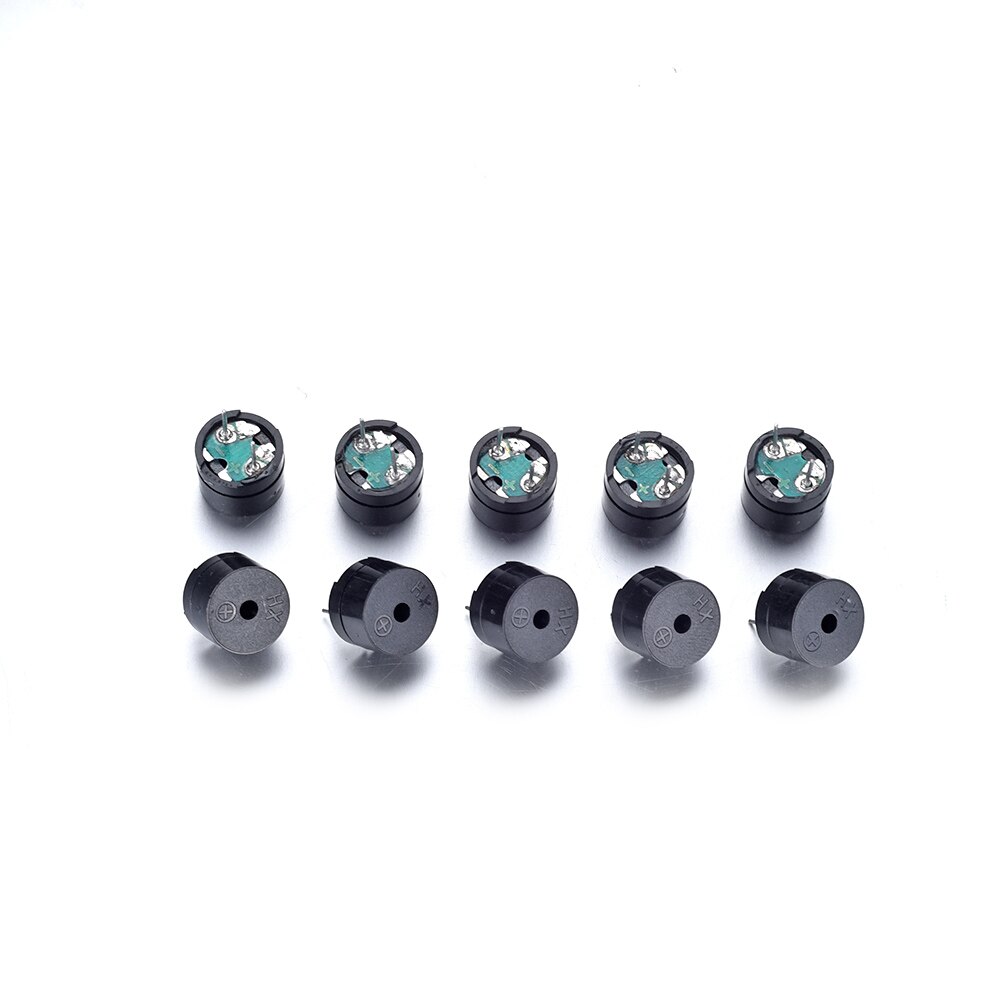 10 pièces 16 ohm 2KHz universel en AC 3V / 5V / 12V Buzzer passif 2 broches principe de fonctionnement à un haut-parleur ordinaire