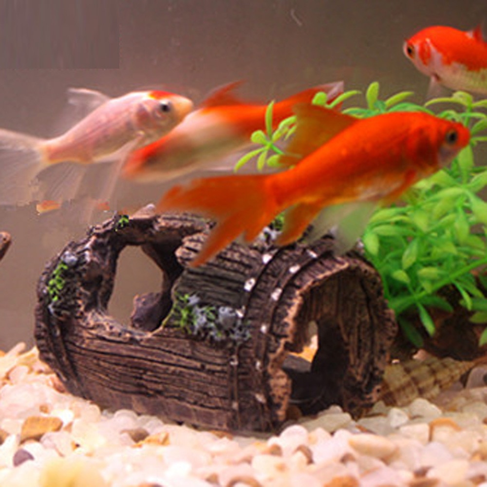 Resin Cartoon Castle Aquariums Decorations Castle Tower Ornaments Fish Tank Aquarium Accessories Decoration