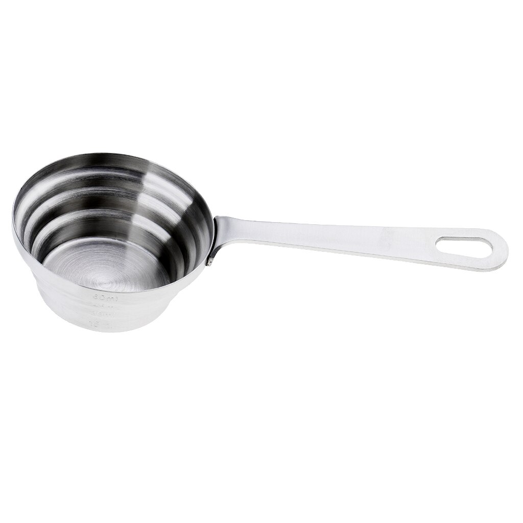 15/30/45/60ML Stainless Steel Tablespoon Measuring Spoon Kitchen Bar Tools