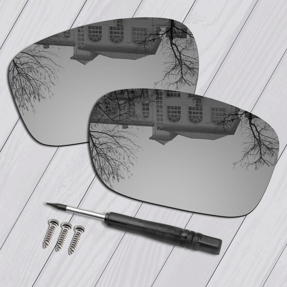 E.O.S Gepolariseerde Verbeterde Vervanging Lenzen & Black Schroevendraaier & Schroeven voor Oakley Twoface OO9189 Zonnebril-Meerdere Keuze