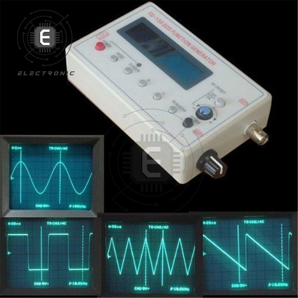 Lcd Digitale Display DC3.7-10V Dds Functie Signal Generator Module (1HZ-500KH) FG-100 Sine Plein Driehoek Zaagtandgolf