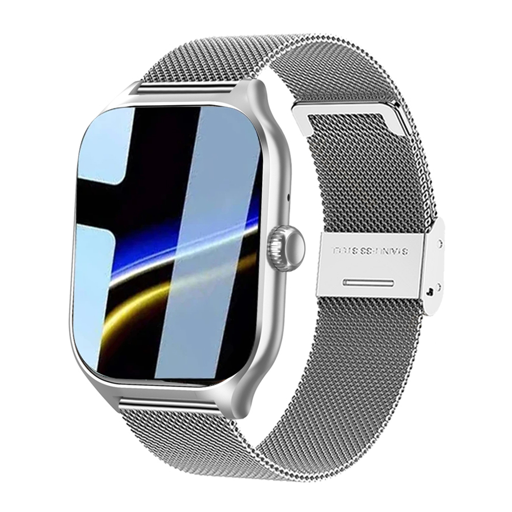Reloj brillante GTS de , 1,73 pulgadas, 128x160, llamada Bluetooth para niños y niñas, esfera de Fitness, recordatorio de personalización, brújula, relojes inteligentes: Azul