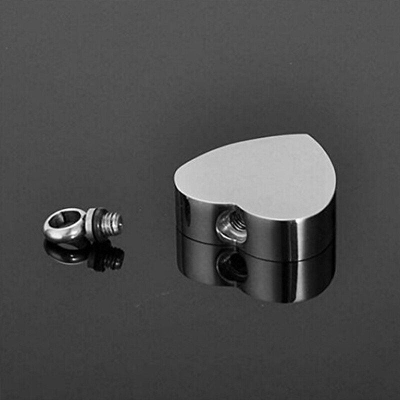 Heart Cremation Necklace for Ashes Jewelry Memorial Pet Urns Heart-shaped Pendant Memory Grandpa Necklaces Bag
