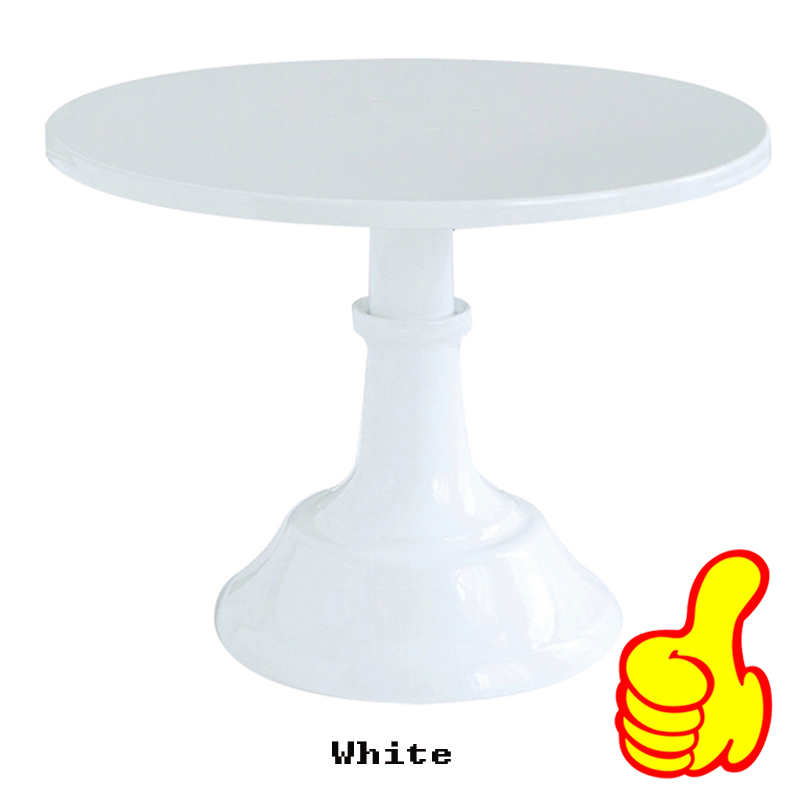 Présentoir à Gâteau en Métal T1 de 8, 10 et 12 Pouces, Table à Dessert pour ixà Domicile: YELLOW / 10.25 pouces
