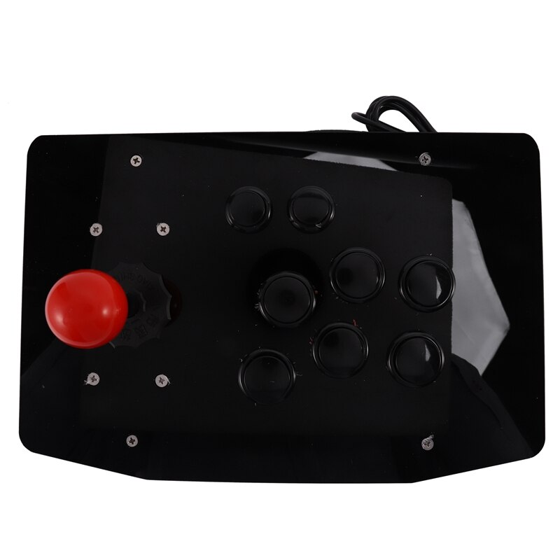 Arcade joystick usb tietokonepeli rokkari tietokone pc taistelujoystick kahva: Default Title