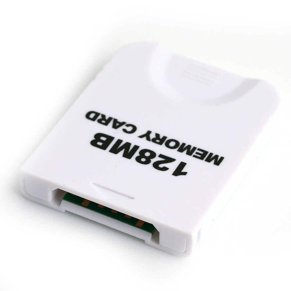 Replacement Gaming High Speed 128MB Saver Memory Card White Large Capacity Storage Practical Compact For Wii