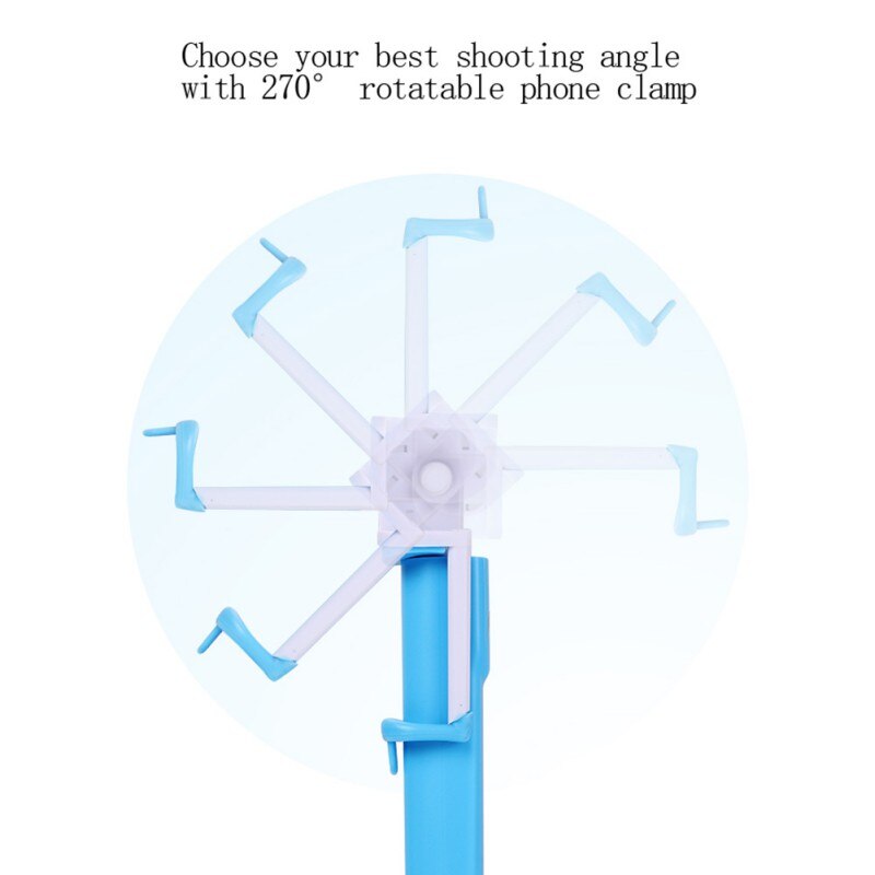 Extendable Handheld Iphone 8 X 7 6s Shutter Remote Mini Tripod selfie stick