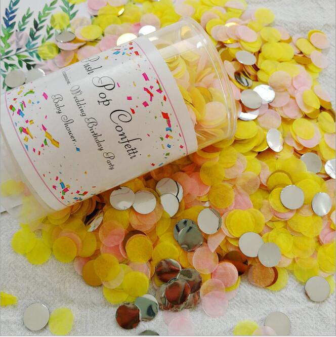 10pc lyserøde/blå køn afslørende festindretning push pop konfetti poppers kanoner det er en dreng/pige baby afsløre begivenhed fest rekvisitter: Kaffe