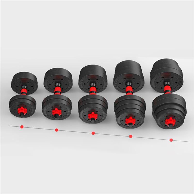 1 paire Fitness haltères détachable haltère bras Muscle formateur ménage exercice fournitures pour maison bureau gymnase noir