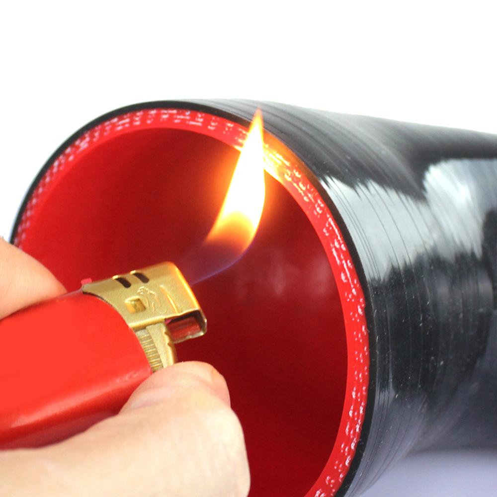 R-EP 0 degree Straight Silicone Hump Hose 45MM Silicone Rubber Joiner Inter cooler for Supercharger Piping Flexible