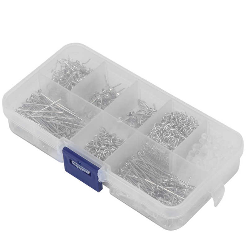 Brinco gancho jóias fazendo suprimentos resistente ao desgaste fácil armazenamento prático resistente para jóias diy profissionais amadores