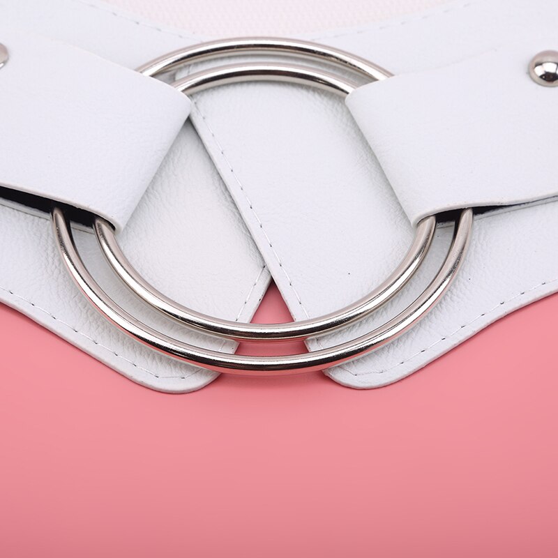 Vintage bred talje elastiske bælter til kvinder elastisk korset linning hule metal stor ring kvinders bælte overdrive cummerbund