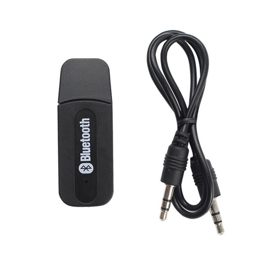 Bluetooth Adapter 3.5Mm Muziek Ontvanger Bluetooth Audio Receiver Usb Bluetooth Stick Usb Voeding 3.5Mm Audio Data Kabel