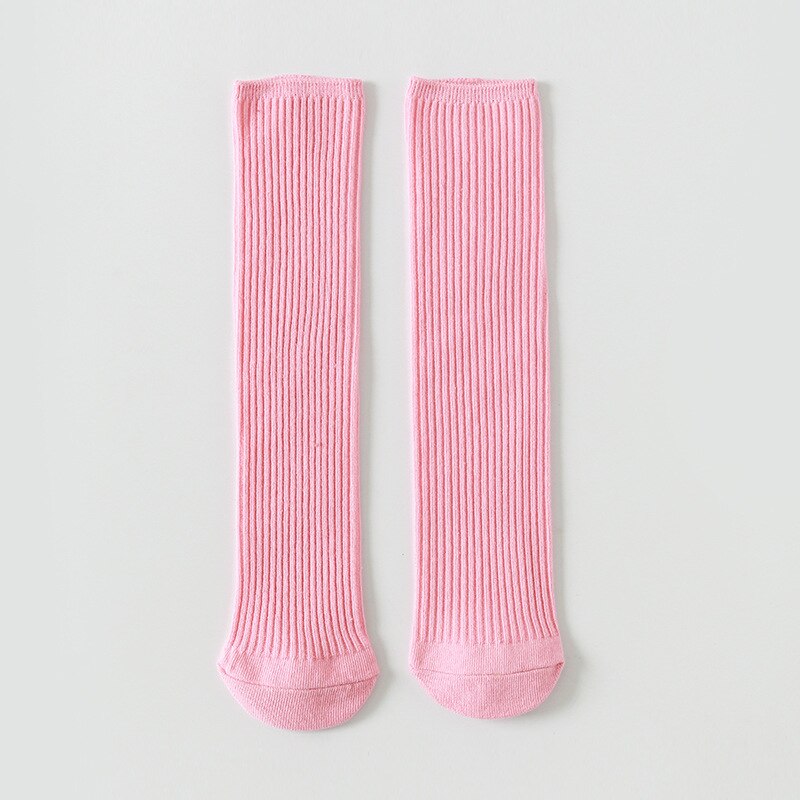 10 colori. Calzini alti al ginocchio Color caramella per bambini. Calzini lunghi per bambini in morbido cotone. Calzino lavorato a maglia per bambini 12T