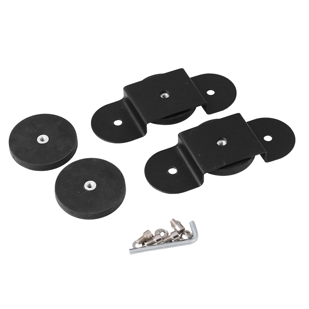 2pcs Magnetic Mount Bracket Holder Base Roof LED Light Bar For Car SUV