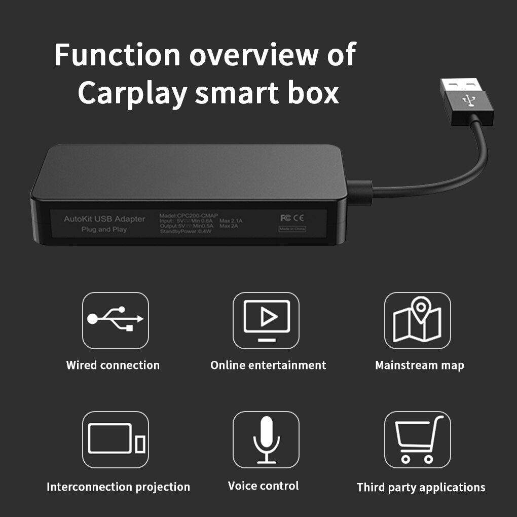 Car Navigator Dongle USB Car Player Adapter USB Interface Car Navigation Player Adapter