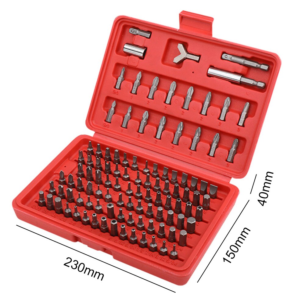 12v 110n.m 6.35mm elektrisk sladdlös slagborr laddningsbar elektrisk skruvmejsel li-ion batteri för makita skruvmejsel set: 105 st skruvmejsel