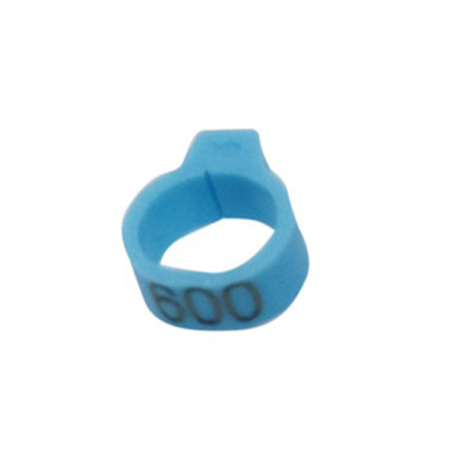 Inner Diameter 8mm Pigeon Leg Poultry Dove Bird Parrot Clip Rings Band Foot Ring Pigeon Supplies Bird Appliances 100 Pcs/1 set: Light blue