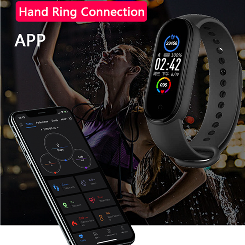 Smartwatch Bluetooth Hartslag Detectie Bloeddruk Fitness Tracker Sport Horloge Waterdicht Messageprompt Pedometerbracelet